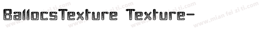 BallocsTexture Texture字体转换